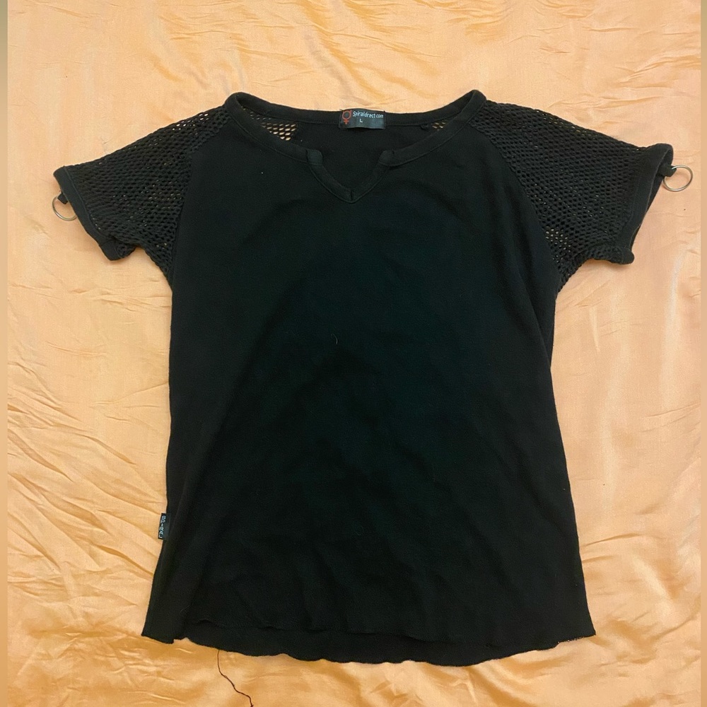 Vintage Spiral Direct Goth Bondage Top